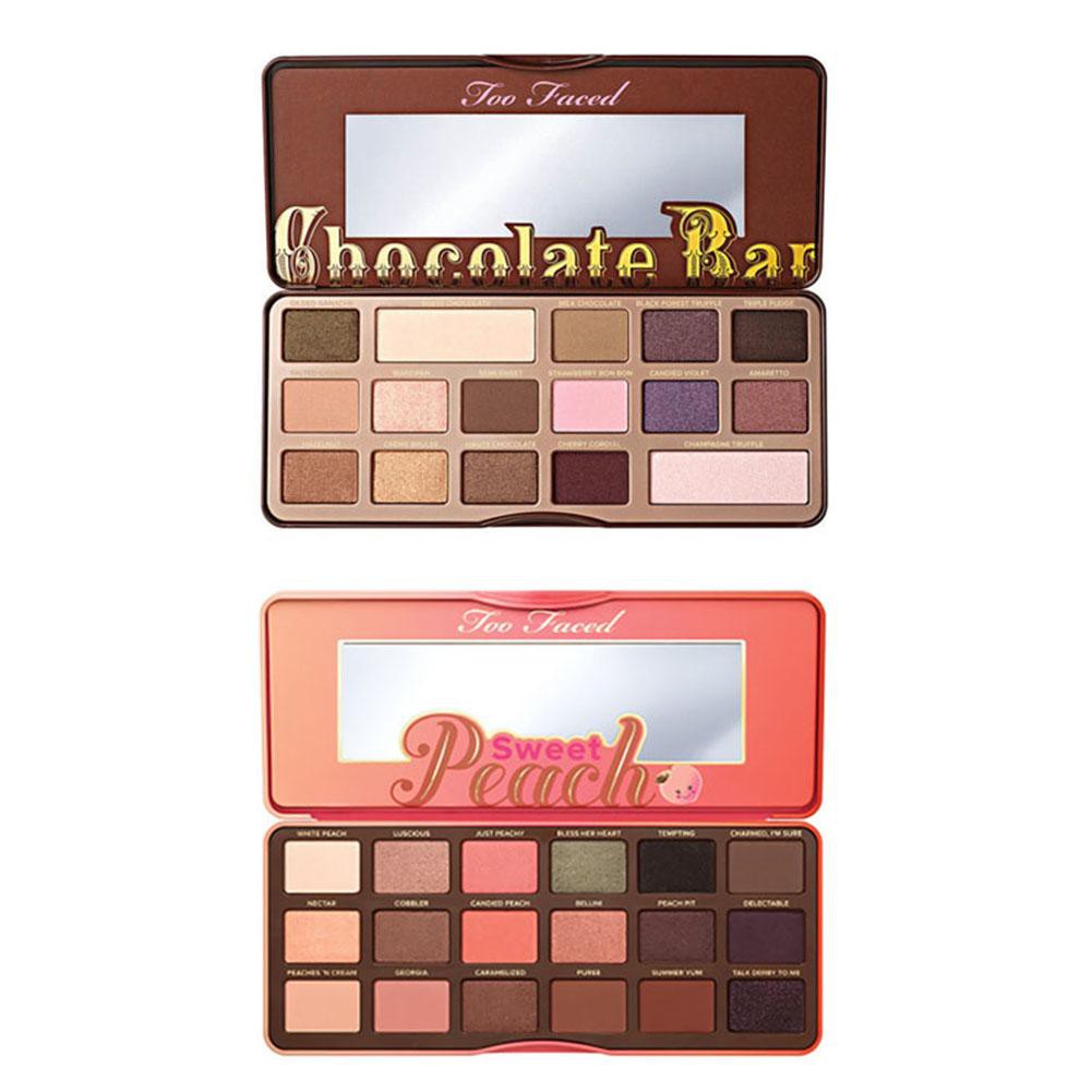 [Hàng mới về] Bảng phấn mắt trang điểm 16 màu ánh nhũ lấp lánh TOO FACED