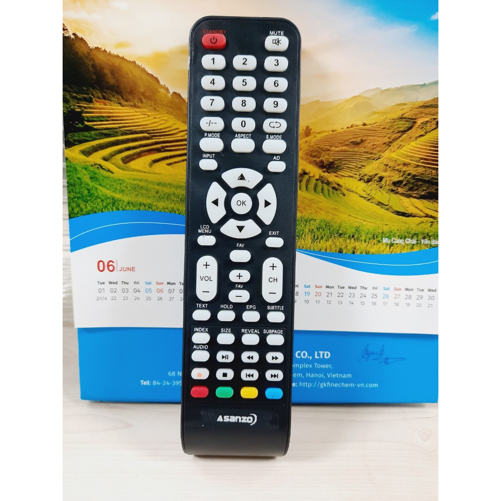 Remote Điều khiển TV Asanzo LCD/LED/Smart TV- Hàng mới chính hãng 100% Tặng kèm Pin!!!