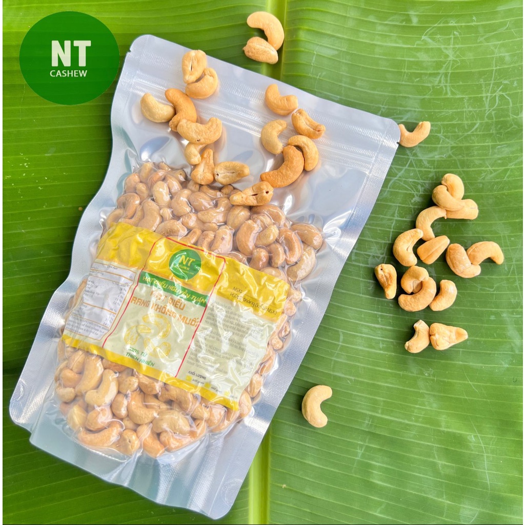 500GRAM Hạt điều sấy nguyên vị bóc vỏ lụa