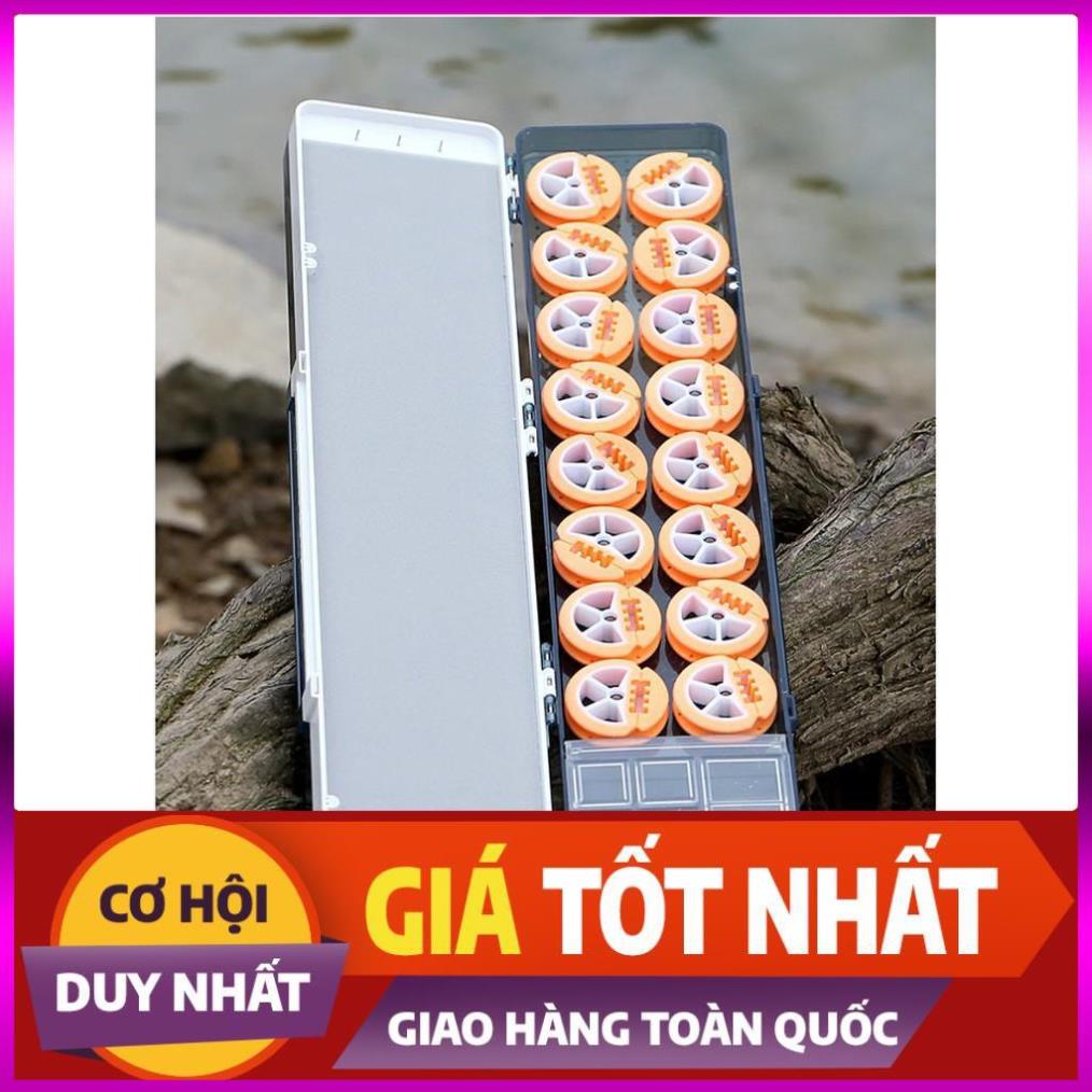 [Xả Kho 3 Ngày] Hộp Đựng Phao_Bộ Trục Thẻo Câu Đài Silicon Dài 55cm