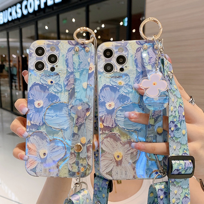 Ốp Điện Thoại Silicone Mềm Có Dây Đeo Chéo Cho iPhone 13 pro max 12 pro max 11 pro max x xr xs max 7plus 8plus