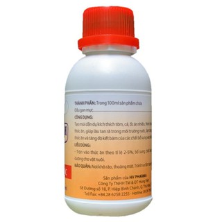chai dầu mực trộn mồi câu cá 100ml