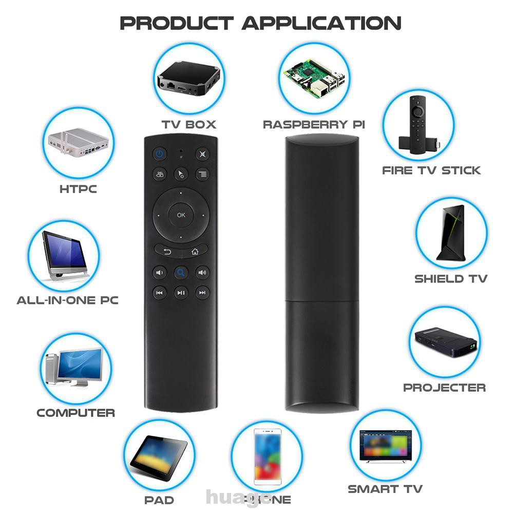 Air Mouse Mobile Phone Battery Powered PC Remote Controller Tablet Volume Adjust 2.4G Bluetooth 5.0 For Fire Shiled TV