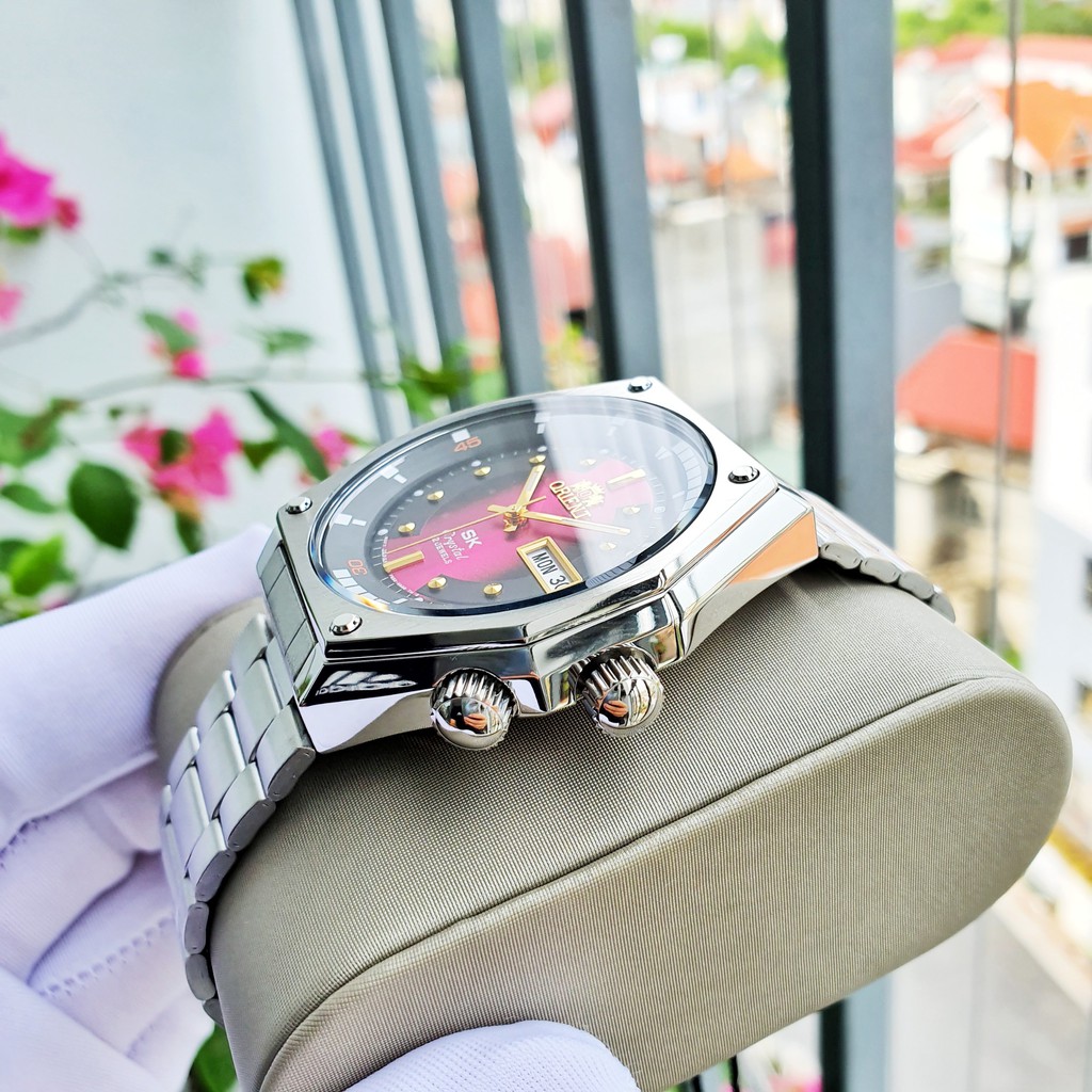 Đồng Hồ Nam chính hãng Orient Automatic RA-AA0B02R19B  bản mới 2019-Máy cơ tự động-Dây kim loại-Size 42mm