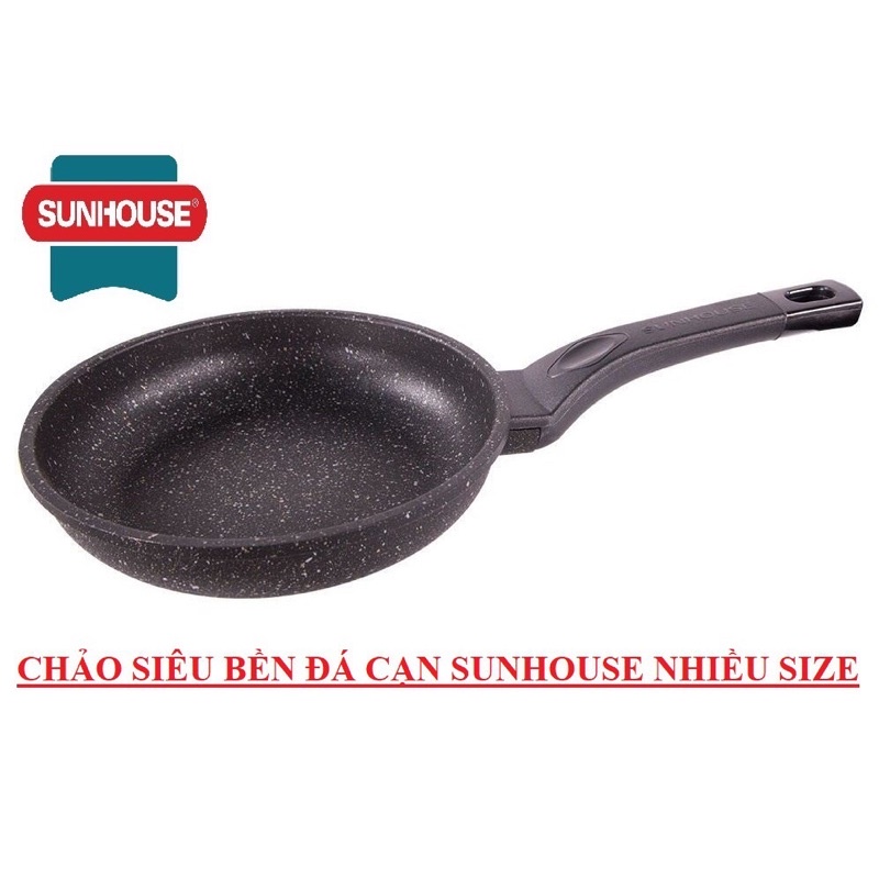 chảo đá siêu bền sunhouse size 26,28,30cm hàng chính hãng giá rẻ