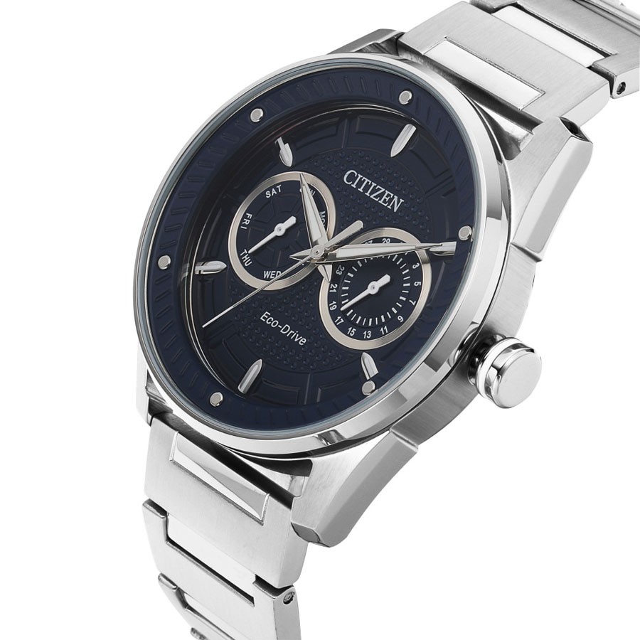 Đồng Hồ Nam Citizen Dây Thép Không Gỉ BU4021-84L - Mặt Xanh