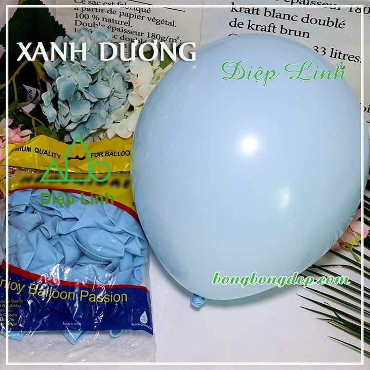 BÓNG TRÒN MÀU PASTEL - BÓNG MACARON SIZE 10"
