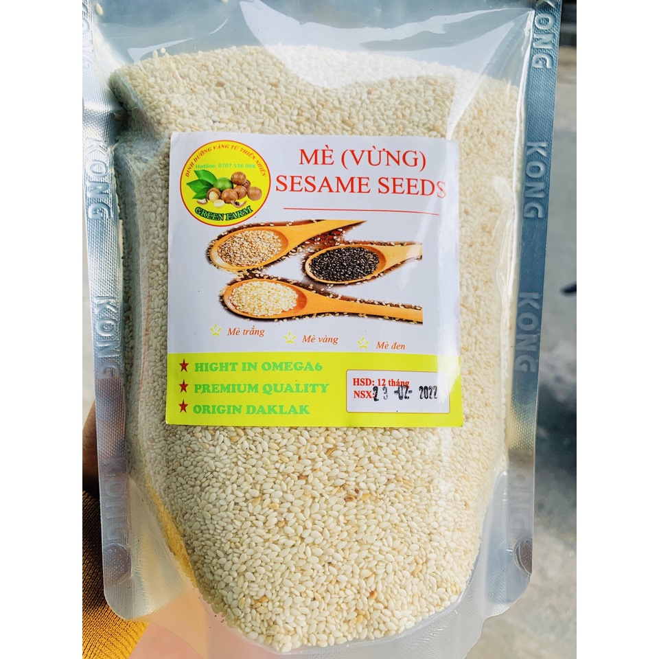 Mè trắng rang củi, Mè trắng sống, Mè rang sẵn