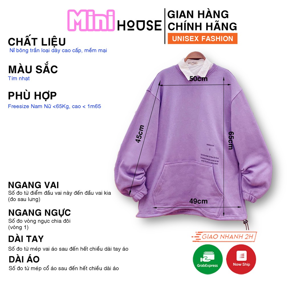 Áo khoác nỉ sweater ZAMAC chất vải dày, ấm form rộng tay bồng - ZA0010 | BigBuy360 - bigbuy360.vn