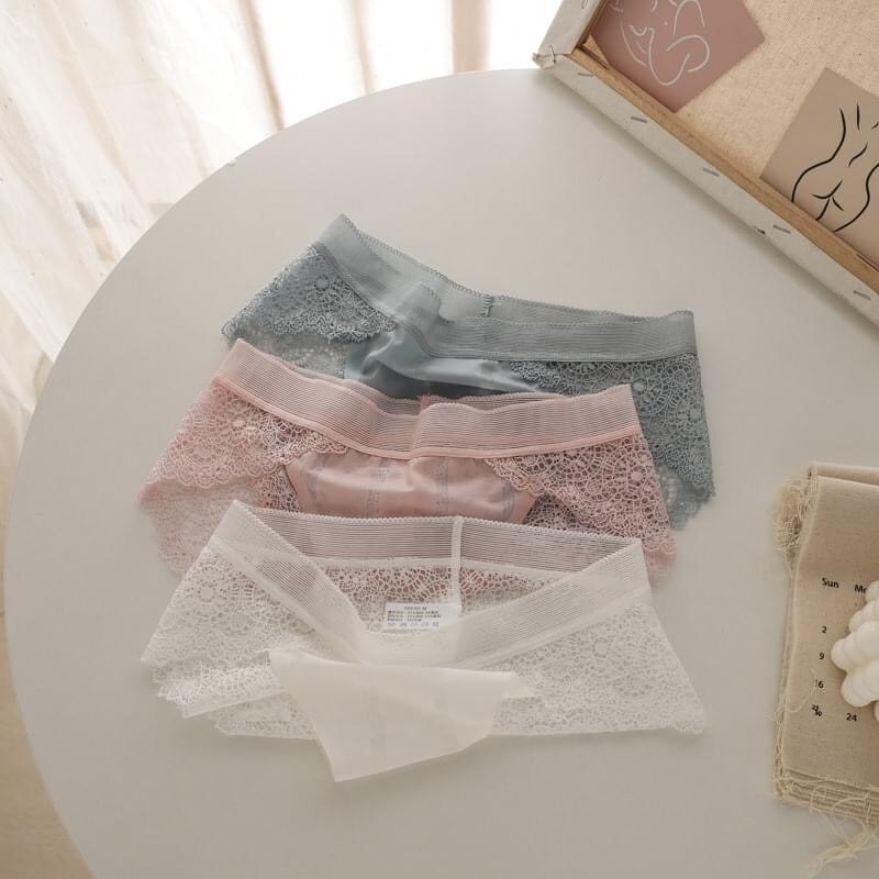 Quần lót nữ su phối ren cao cấp mẫu ngẫu nhiên/quần chíp ren nữ xuyên thấu gợi cảm