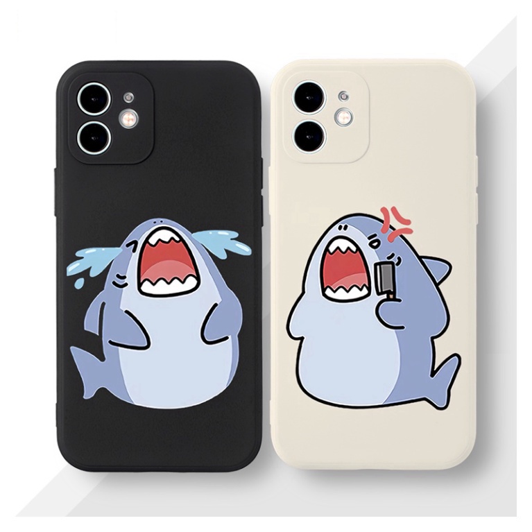 Ốp lưng iphone BẢO VỆ CAMERA cho iphone 7+/8 plus, X, XSMAX, 11, 12, 12, 13 PROMAX CÁ MẬP CUTE