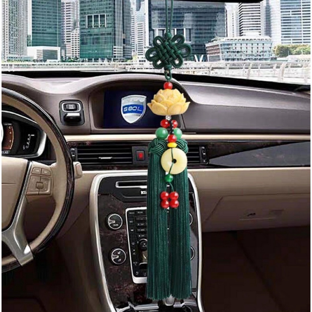 Khánh treo ô tô Liên Hoa, dây treo ô tô hình hoa sen