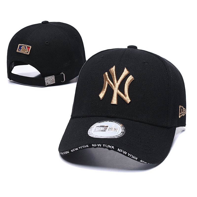 Mới Nón Lưỡi Trai Thêu Chữ Yankees NY MLB Phong Cách Hip Hop Cho Nam Và Nữ BZn2