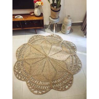 Thảm trang trí Cói Hoa 1m2