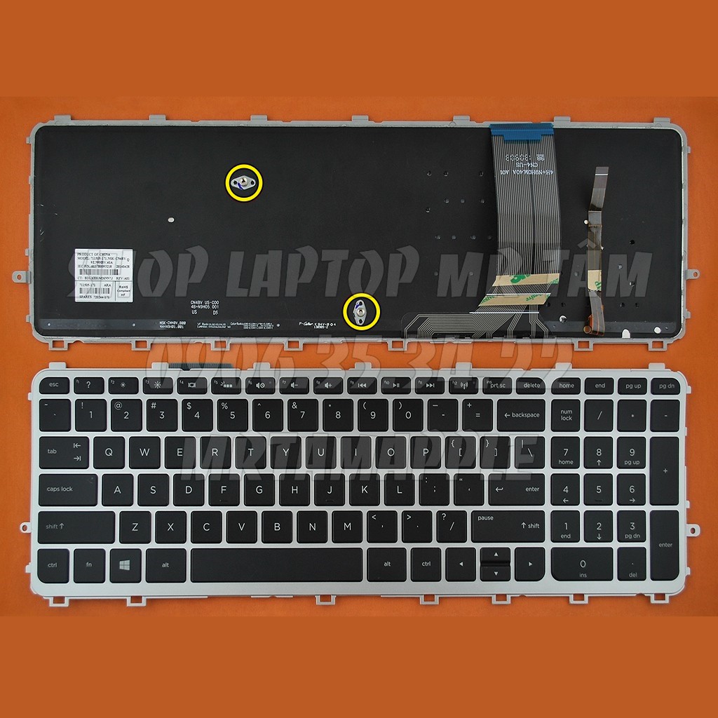 (KEYBOARD) BÀN PHÍM LAPTOP HP 15-J000 dùng cho Envy 15-J 17-J, 15-J000, 15-Q000, 17-J000, m6-n000, m7-j000