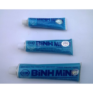 Keo dán ống nước pvc bình minh 25g, 50g, 100g
