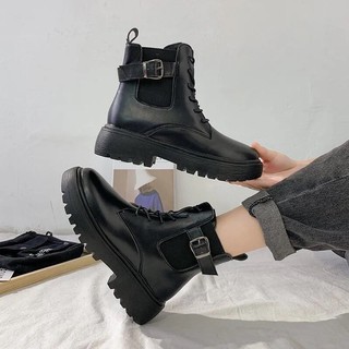 Boot ulzzang cổ thấp da siêu mềm đi êm chân