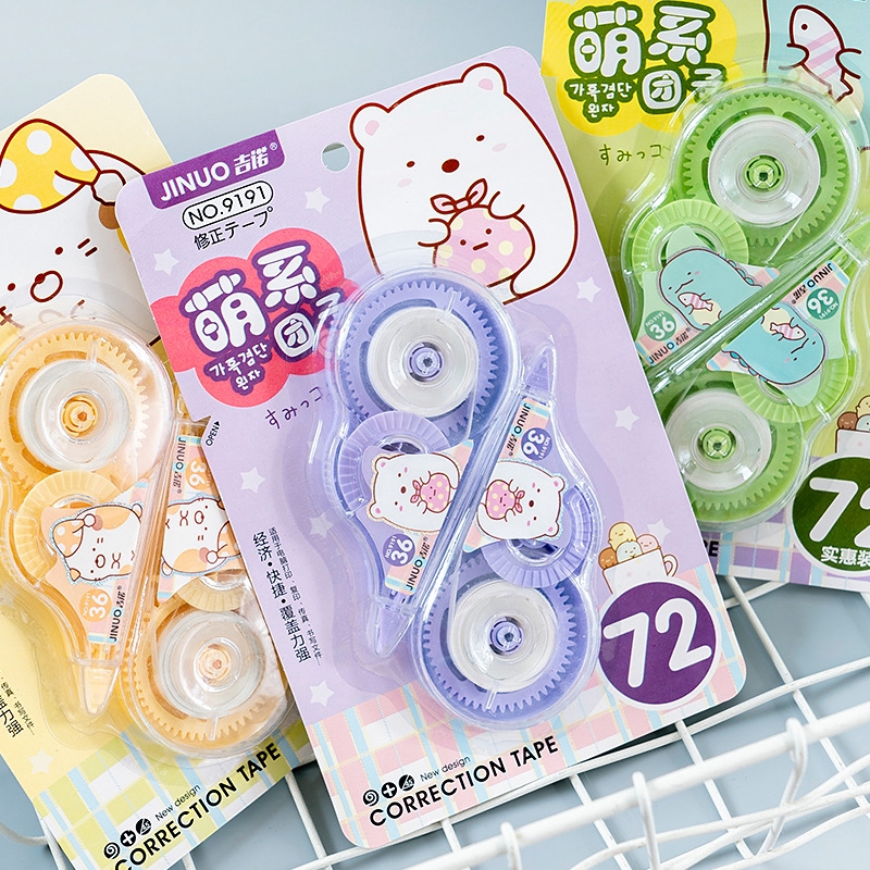 ⭐Yixin の Mọi Thứ Dễ Thương⭐Bút Xóa Kéo Dễ Thương Cho Học Sinh Hình Góc 2 Cái Trong Một S