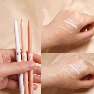 Bút chuyên kẻ bọng mắt MENOW bút xoáy mềm đầu nhỏ che khuyết điệm mụn thâm màu nude