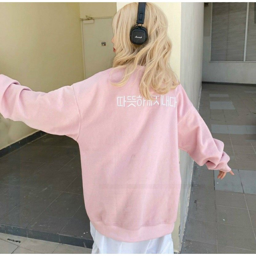 Áo khoác nỉ cardigan form rộng, áo khoác nỉ in hình họa tiết trái tim - KN14 BIBI fashion