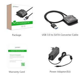  Cáp USB 3.0 to SATA HDD 2.5 và 3.5 Ugreen 20611