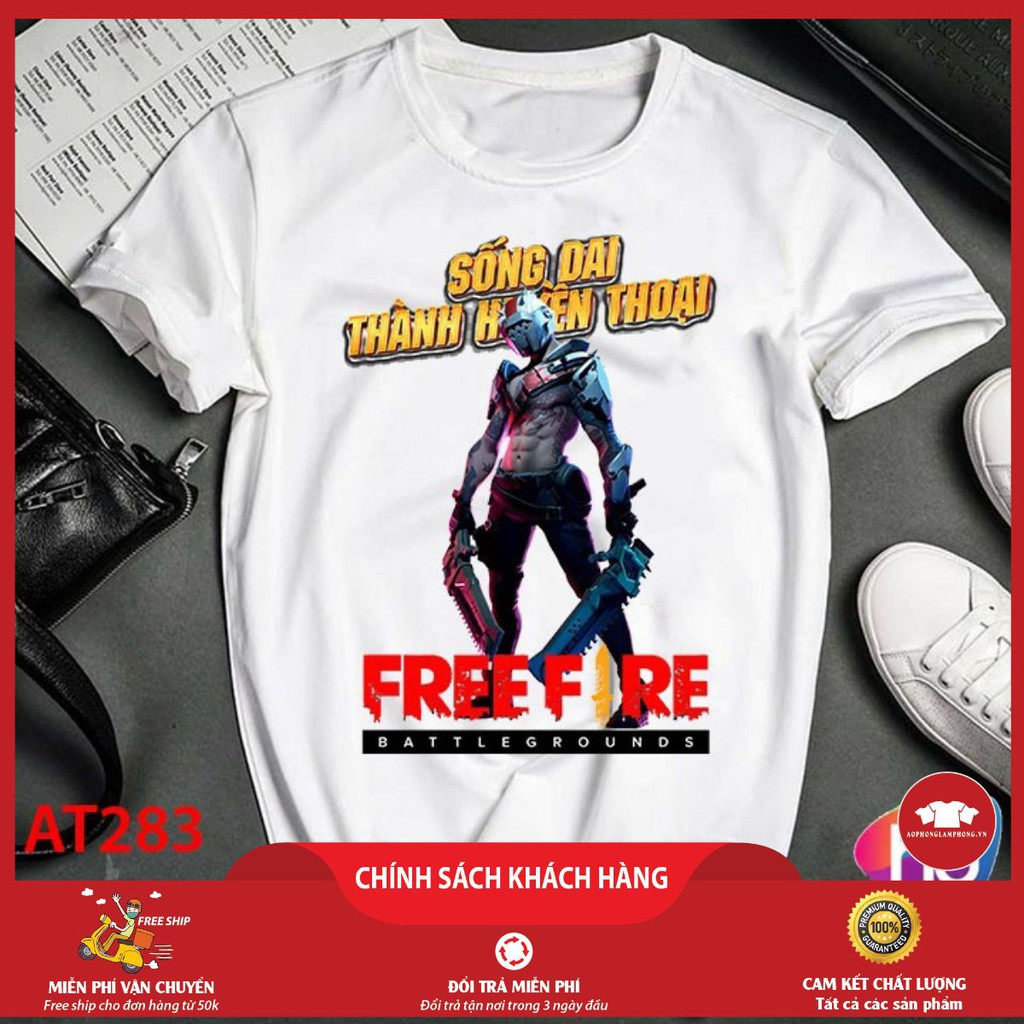 Áo Phông Free Fire Đẹp (Chất mịn mát)