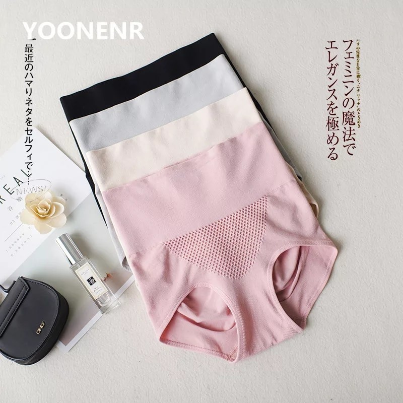 Quần Lót Cotton Cạp Cao Gen Bụng Cao Cấp, quần lót Kháng Khuẩn Cạp Cao Nâng Mông Kháng Khuẩn mới sexy