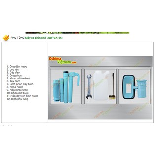 Bình xịt xạ phân KCT 3WF-3A-26