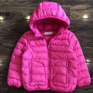 Áo phao lông vũ bé gái pinky mango