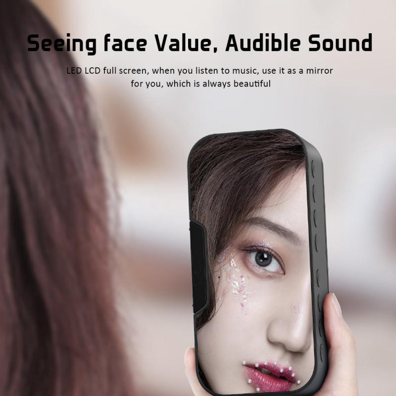 Loa Bluetooth Không Dây Kiêm Đồng Hồ Báo Thức Có Đèn Led Và Phụ Kiện