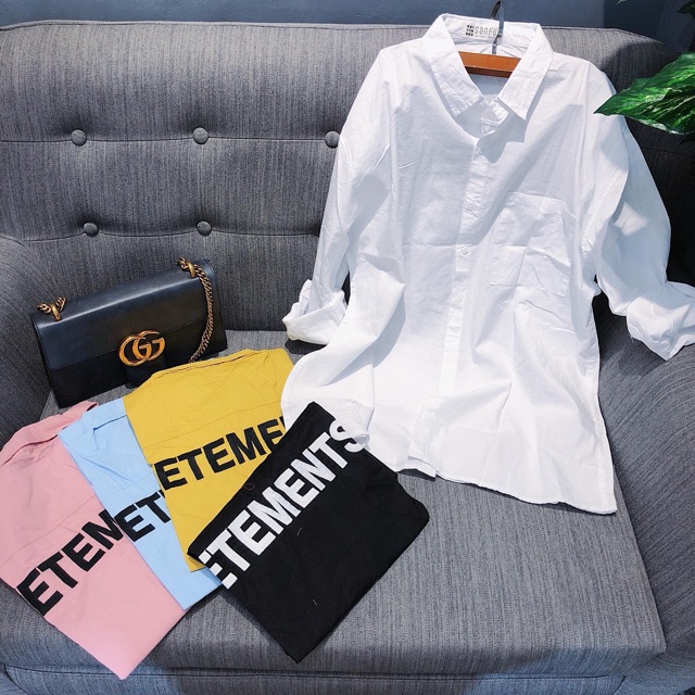 Áo sơ mi pha chữ lưng hàng siêu hot