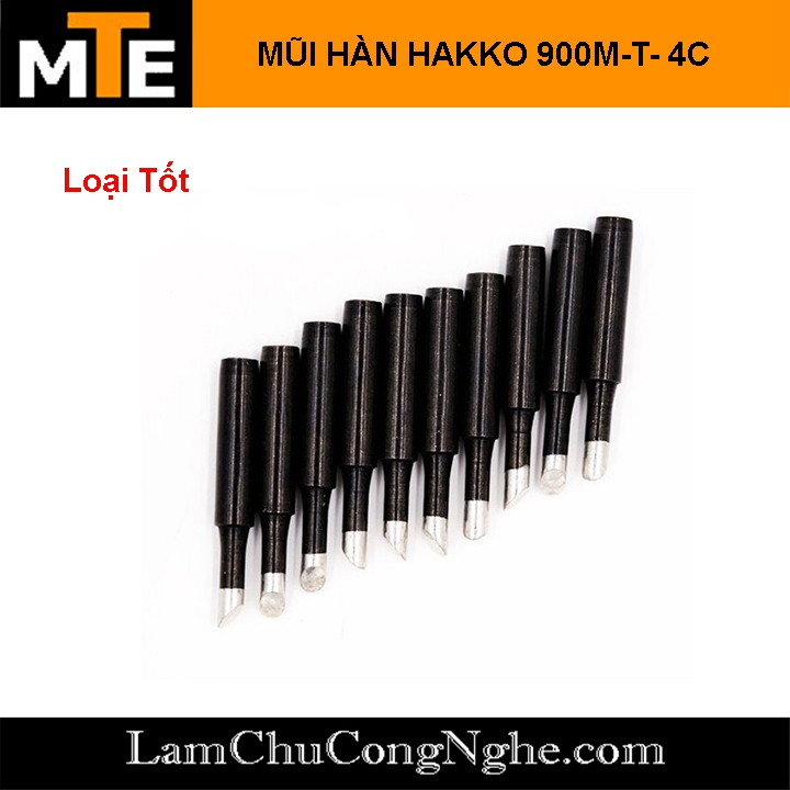 Mũi Hàn Hakko 900M-T-4C, Mũi hàn thiếc tương thích với mỏ hàn 907, 936...