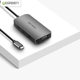 Cáp USB type-C sang VGA/ Hub USB 3.0 Ugreen 50210!!