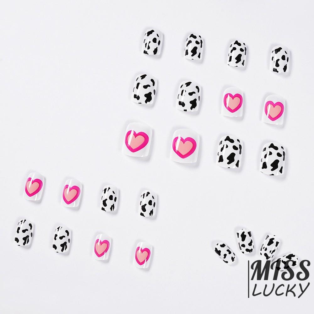 VN (Hàng Mới Về) Set 24 Móng Tay Giả Mềm Mại Cho Nữ