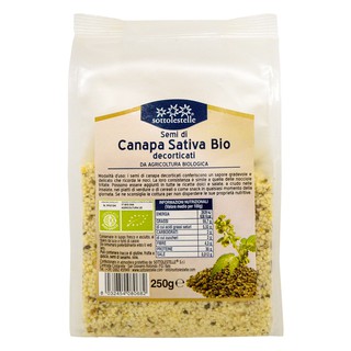 Hạt gai dầu hữu cơ đã tách vỏ sottolestelle - 250gr