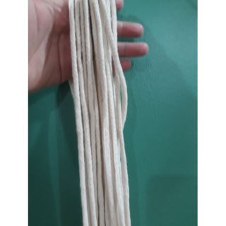 Dây cotton 100% ,sợi dệt 3mm,thắt màn,túi,giỏ treo...