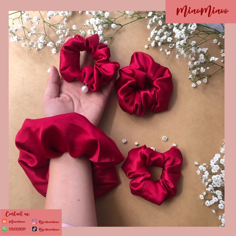 Scrunchies set (tặng Sticker dán siêu dễ thương)