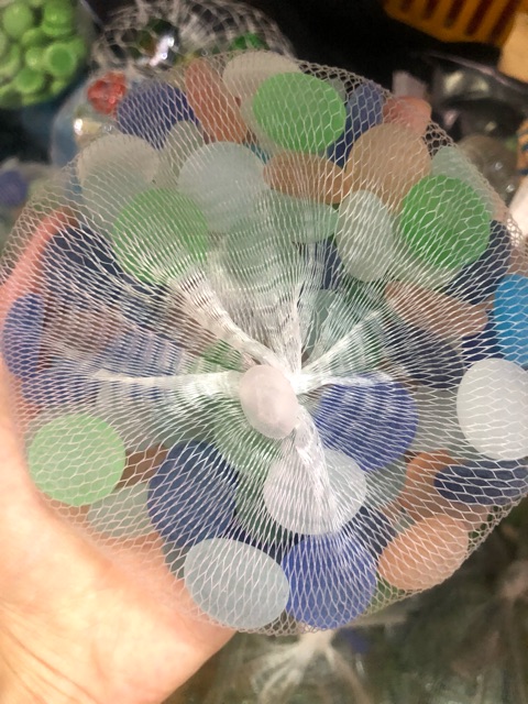 Sỏi Nhám Xanh Trang Trí Bể Cá 320g / túi   - Hàng Công ty