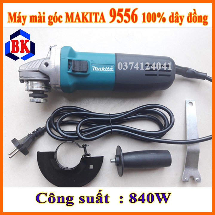 Máy mài góc, máy cắt Makita 9556 - 100% đồng  - Giá sốc