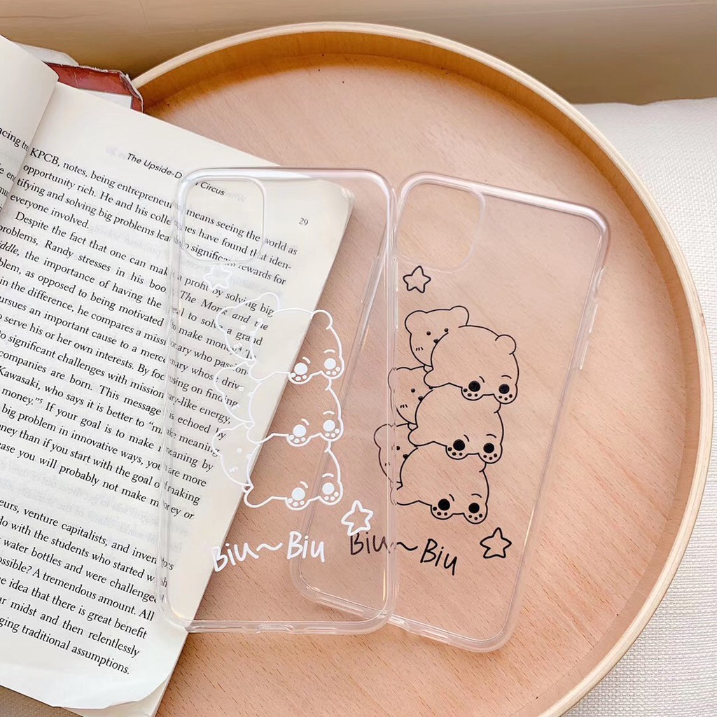 Ốp Điện Thoại Chống Rơi Hình Gấu Đáng Yêu Cho Iphone 11 Pro Max Xr Xsmax I 7 Plus I 8 Plus | BigBuy360 - bigbuy360.vn