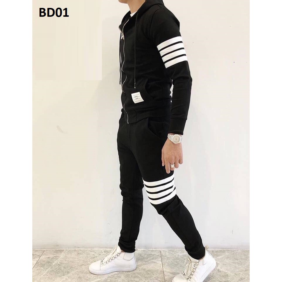 | Xả Hàng | Bộ Nỉ Nam - Bộ Thu Đông Nam Chất Liệu Nỉ Bóng Lót Mềm Mịn - BD01 - Xưởng May Trung Kiên.