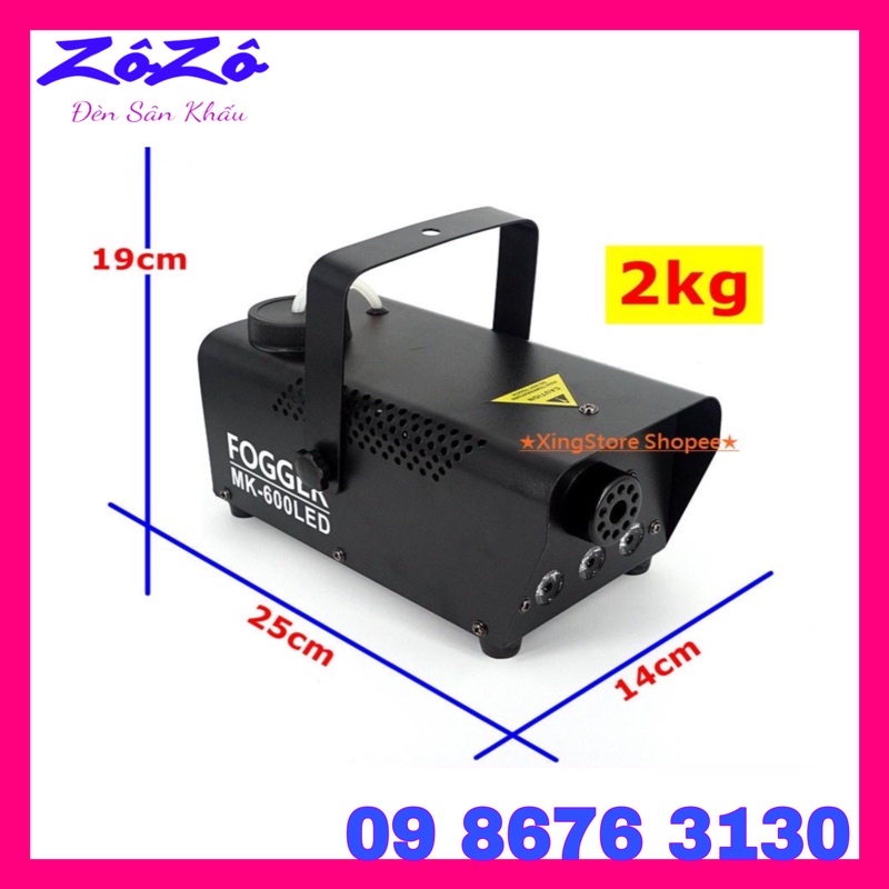 Máy khói 600w led