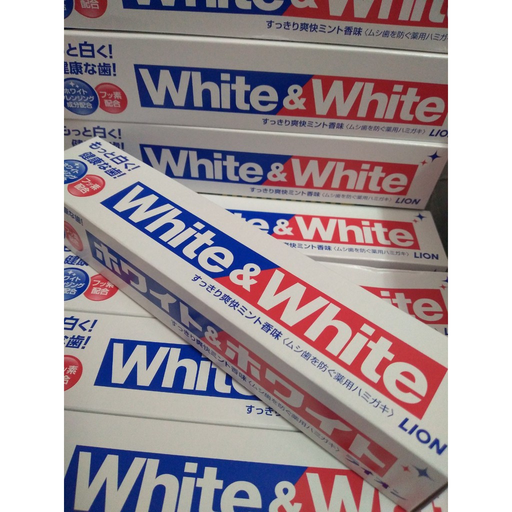 Kem Đánh Răng White&amp;White Nhật 150g