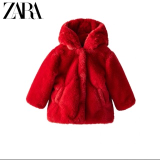 Áo khoác lông zara cho bé gái