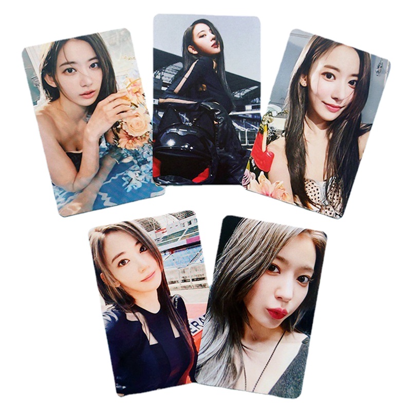 Set 5 Tấm Thẻ Ảnh Lomo Hình Các Thành Viên Nhóm Nhạc Kpop LE Sseram