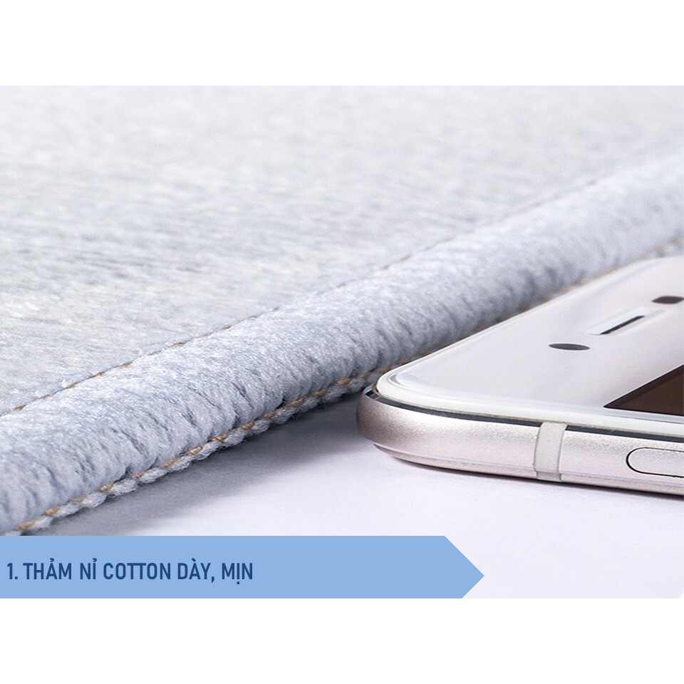 Thảm lau chân nhà tắm chống trượt thấm nước hình thú đáng yêu, kích thước: 40cm x 60cm- vịt con