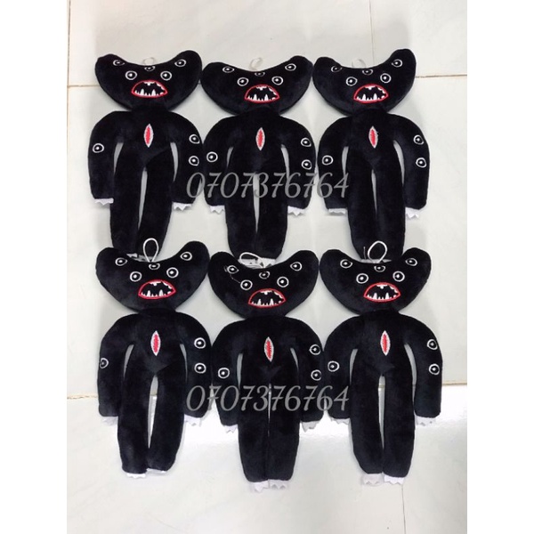Thú Bông HUGGY WUGGY Đen - Game Poppy Play Time - Cao Cấp