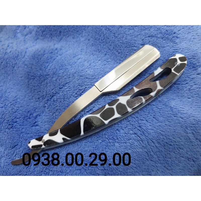 Dao Cạo Râu, Dao Cạo Tóc Chấn Viền Cao Cấp Thép Đen.