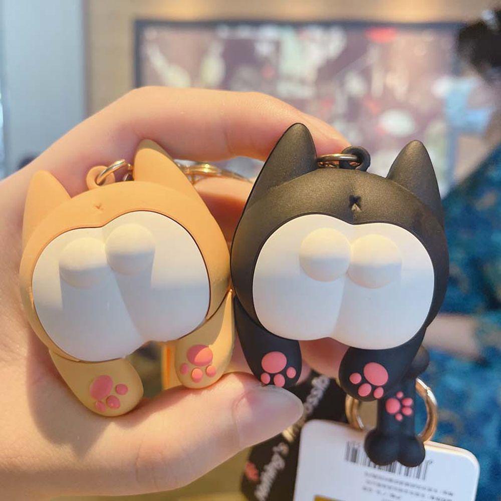 Móc Khóa Hình Mông Chó Husky Hoạt Hình Sáng Tạo