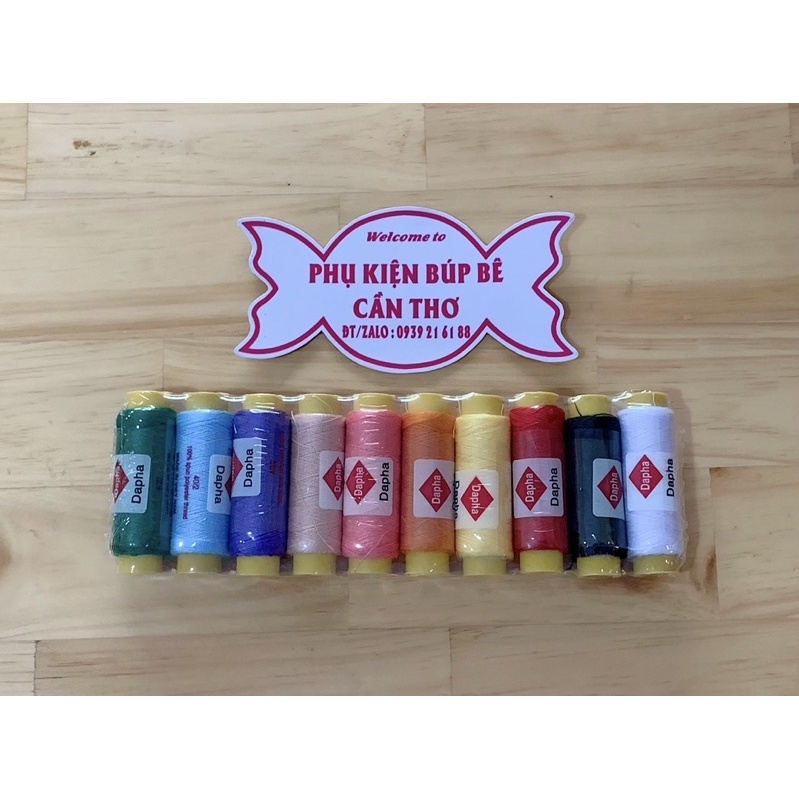 Set 10 cuộn chỉ may quần áo